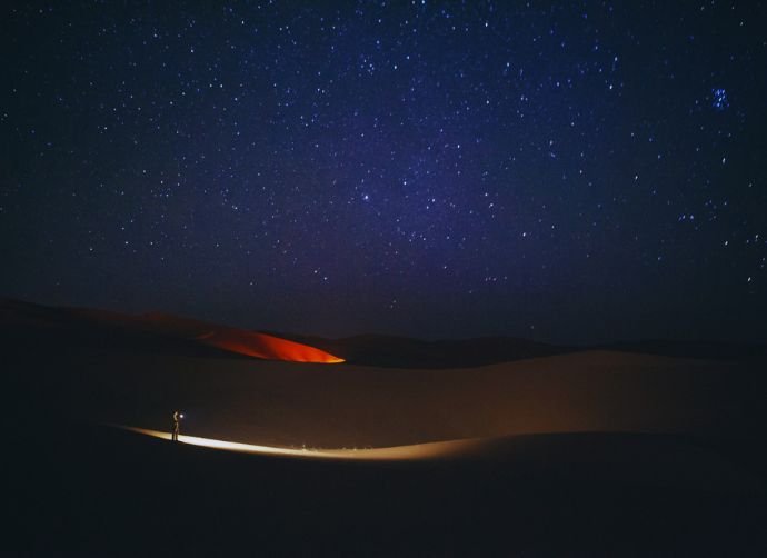 Stargazing in Merzouga Desert